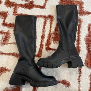 COPY - Black Platform Tall Boots